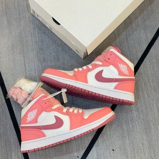 Giày Thể Thao Sneaker JD 1 mid SG valentine's Day ( Hàng Mới Về, Chất Lượng Siêu Cấp )