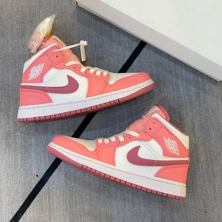 Giày Thể Thao Sneaker JD 1 mid SG valentine's Day ( Hàng Mới Về, Chất Lượng Siêu Cấp )