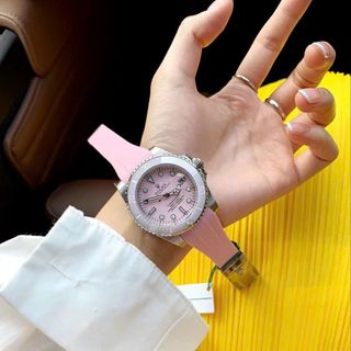 ĐỒNG HỒ CƠ CAO CẤP RÔ.LEX dây cao su màu
