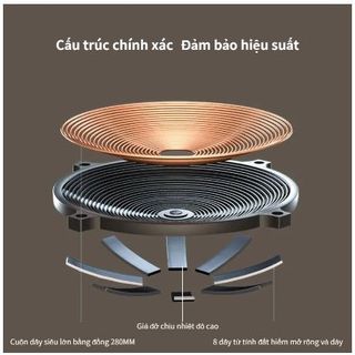 Bếp điện từ đa chức năng gia dụng công suất cao mặt lõm