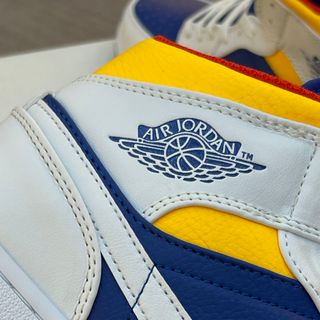 Giày Thể Thao Sneaker  JD 1 Mid Royal Blue Laser Orange ( Sẵn Kho Hàng Siêu Cấp )