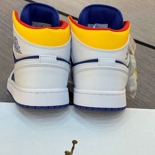 Giày Thể Thao Sneaker  JD 1 Mid Royal Blue Laser Orange ( Sẵn Kho Hàng Siêu Cấp )
