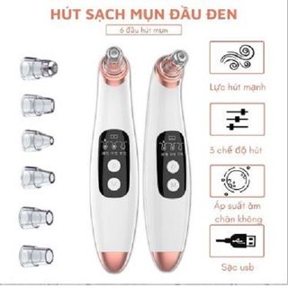 MÁY HÚT MỤN 6 ĐẦU SẠC USB