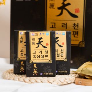 Hắc sâm thái lát DongBo Hàn Quốc hộp 200g giá sỉ