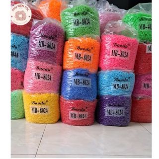 Thun cột tóc đủ màu cho mẹ và bé