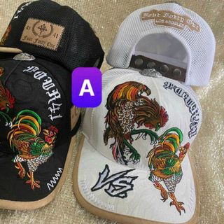 Nón kết thêu hai con gà đá nhau NK giá sỉ