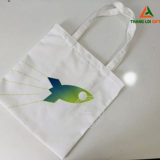 Túi Vải Canvas Màu Trắng – In Logo Doanh Nghiệp