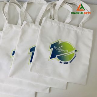 Túi Vải Canvas Màu Trắng – In Logo Doanh Nghiệp
