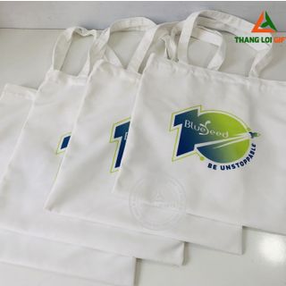Túi Vải Canvas Màu Trắng – In Logo Doanh Nghiệp