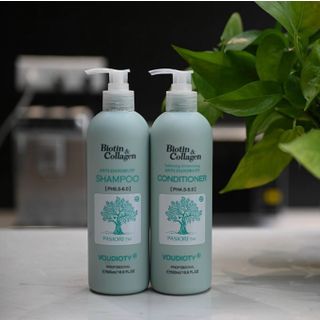 Cặp Dầu gội Dầu xả Biotin Collagen chai vàng Có hàm lượng Biotin và collagen cực cao,  Biotin bổ sung vitamin H và B7 giúp ngăn ngừa rụng tóc và hỗ trợ kích thích mọc tóc dày trở lại