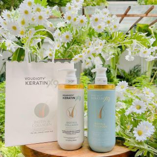 Dầu gội xả Voudioty Keratin X9 Biotin & Collagen