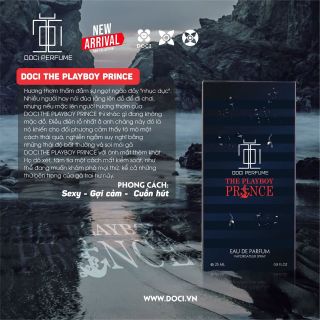 Nước Hoa DOCI PEFUME Nam 12 loại Chính hãng Cao Cấp, mùi hương Sang Trọng , Nam Tính, Quí Phái ( Hàng Giá Tận Hãng )