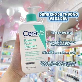 Sữa rửa mặt carave