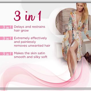 Kem tẩy lông Nách, Bikini Và Chân Eveline dịu da tinh dầu tự nhiên 9 tác động cho da nhạy cảm 125ML