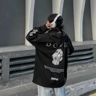 Áo hoodie in doris, form dưới 70kg