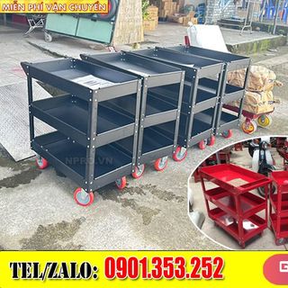 Xe đẩy 2 ngăn 3 ngăn 4 ngăn đựng đồ nghề giá tốt