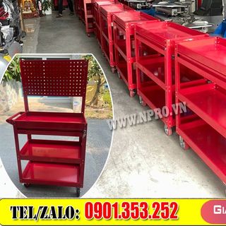 Xe đẩy 2 ngăn 3 ngăn 4 ngăn đựng đồ nghề giá tốt