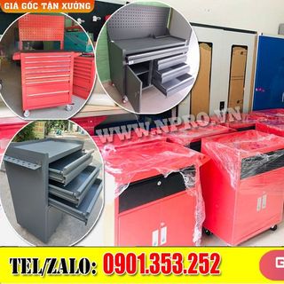 Xe đẩy 2 ngăn 3 ngăn 4 ngăn đựng đồ nghề giá tốt