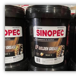 Mỡ bôi trơn chịu nhiệt Sinopec EP Golden Grease NLGI 2&3- Xô 15Kg giá sỉ