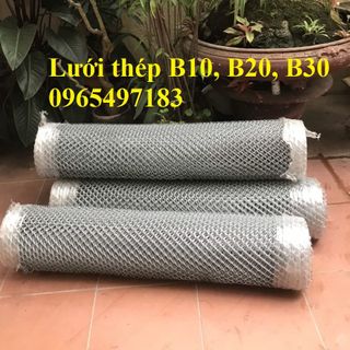 Lưới thép B10, B20, B30 mạ kẽm có sẵn tại Hà Nội