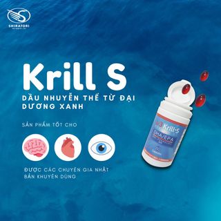 Dầu Nhuyễn Thể Omega 3 Krill-S_Shiratori