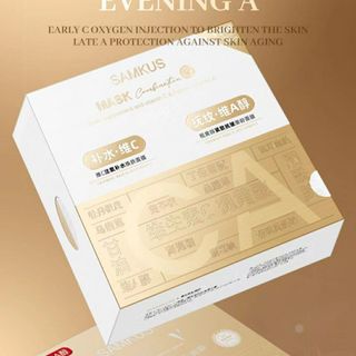 Mặt Nạ Vitamin A-C Ngày và Đêm Dưỡng Ẩm , Trẻ Hóa, Retinol làm săn chắc chống nhắn chống lão hóa 1hop/10mieng ( NỘI ĐỊA TRUNG CAO CẤP ) Hàng, Giá Tận Xưởng.