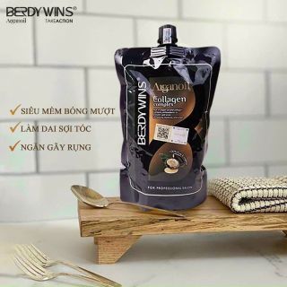 DẦU HẤP Ủ TÓC PHỤC HỒI SIÊU MƯỢT BERDYWINS ARGAN OIL COLLAGEN COMPLEX 500ML