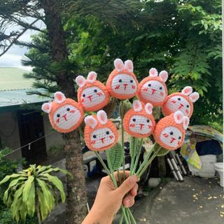 Hoa len thủ công hình ngộ nghĩnh