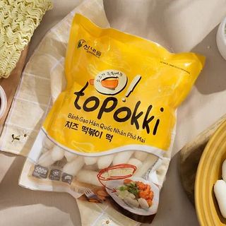 BÁNH GẠO TOKBOKKI CÓ NHÂN PHÔ MAI SANADLE GÓI 500GR - HÀNG CHẤT LƯỢNG