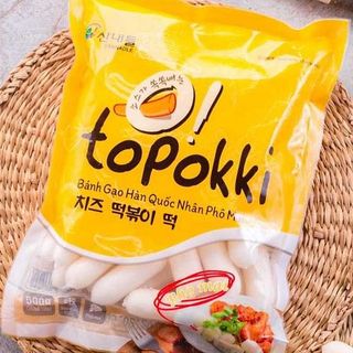BÁNH GẠO TOKBOKKI CÓ NHÂN PHÔ MAI SANADLE GÓI 500GR - HÀNG CHẤT LƯỢNG