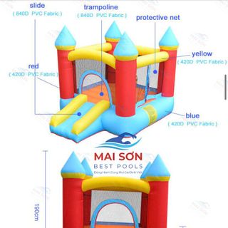 Nhà Hơi Trẻ Em Mini, Nhà Phao Trẻ Em, Nhà Hơi Mini Mai Sơn