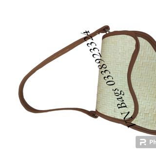 Túi cỏ bàng lá buông Túi cói Túi xách tay nữ Túi yên ngựa