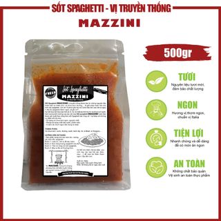 Sốt mì Ý Spaghetti - Xốt MAZZINI spaghetti, pizza, bit tet, tomatoe sauce ca chua Italia vị oregano - 500gr - 0.5kg giá sỉ