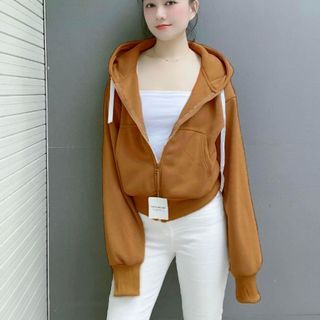 Áo Khoác Nỉ Basic Trơn Form Thường 4 Túi