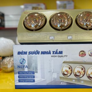 Đèn Sưởi Nhà Tắm 3 Bóng Thẳng