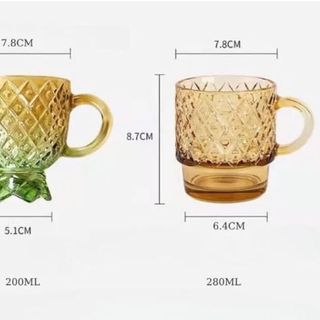 BỘ BÌNH THỦY TINH 4 LY HÌNH QUẢ DỨA SANG TRỌNG