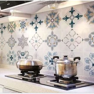 GIẤY BẠC DÁN BẾP HOA VĂN CHỐNG THẤM