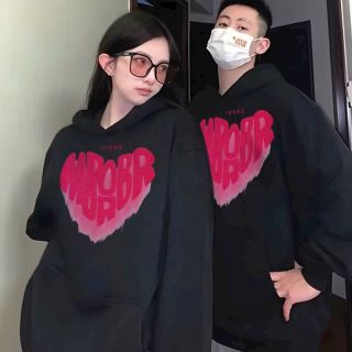 Áo hoodie in hình tim from rộng. Giá sỉ - giá bán buôn