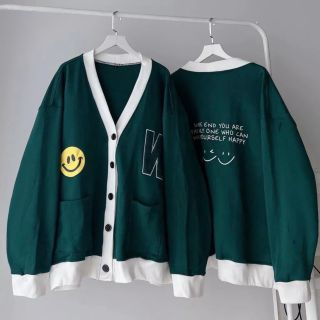 ÁO KHOÁC CADIGAN NỮ MẶT CƯỜI NỈ COTTON giá sỉ