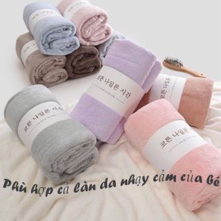 Khăn Tắm lông cừu xuất Hàn size 70*140cm giá sỉ
