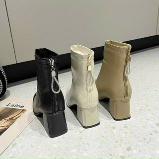 Giày Boot Nữ Gót Vuông 6cm ( Hàng Loại 1 )