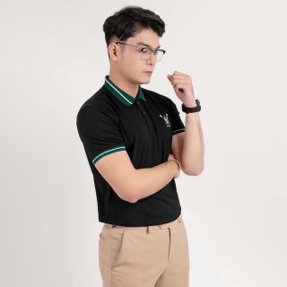 ÁO PHÔNG CỔ BẺ PHỐI VIỀN THÊU HÌNH VƯƠNG MIỆN CHO CẢ NAM VÀ NỮ