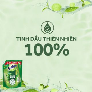 Sunlight Rửa Chén Túi Trà Xanh 3.4Kg