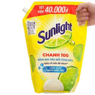 Sunlight Rửa Chén Túi Chanh 3.5Kg