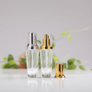 PET Vỏ Chai , Vỏ Hộp Thủy Tinh Mỹ Phẩm Nắp Vàng Bạc Cao Cấp 20g-30g-50g, 20ml-30ml-50ml-100ml-120ml ( IN LOGO THEO YÊU CẦU ) Hàng, Giá Tận Xưởng.