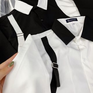ÁO SƠ MI TAY DÀI COTTON LẠNH PHỐI 2 MÀU -
