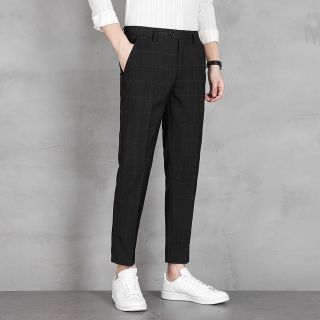 QUẦN ÂU NAM ỐNG ĐỨNG KẺ SỌC CARO ĐẸP CAO CẤP THIẾT KẾ HÀN QUỐC,TÔN DÁNG, LỊCH SỰ, TRẺ TRUNG -