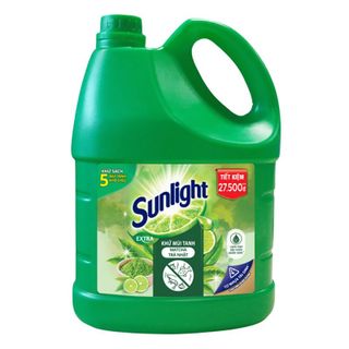 Sunlight Rửa Chén Trà Xanh 3.6kg