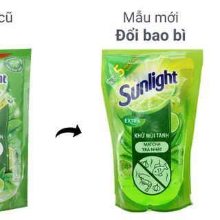 Sunlight Rửa Chén Túi Trà Xanh 750g