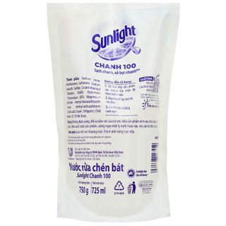 Sunlight Rửa Chén Túi Chanh 750g